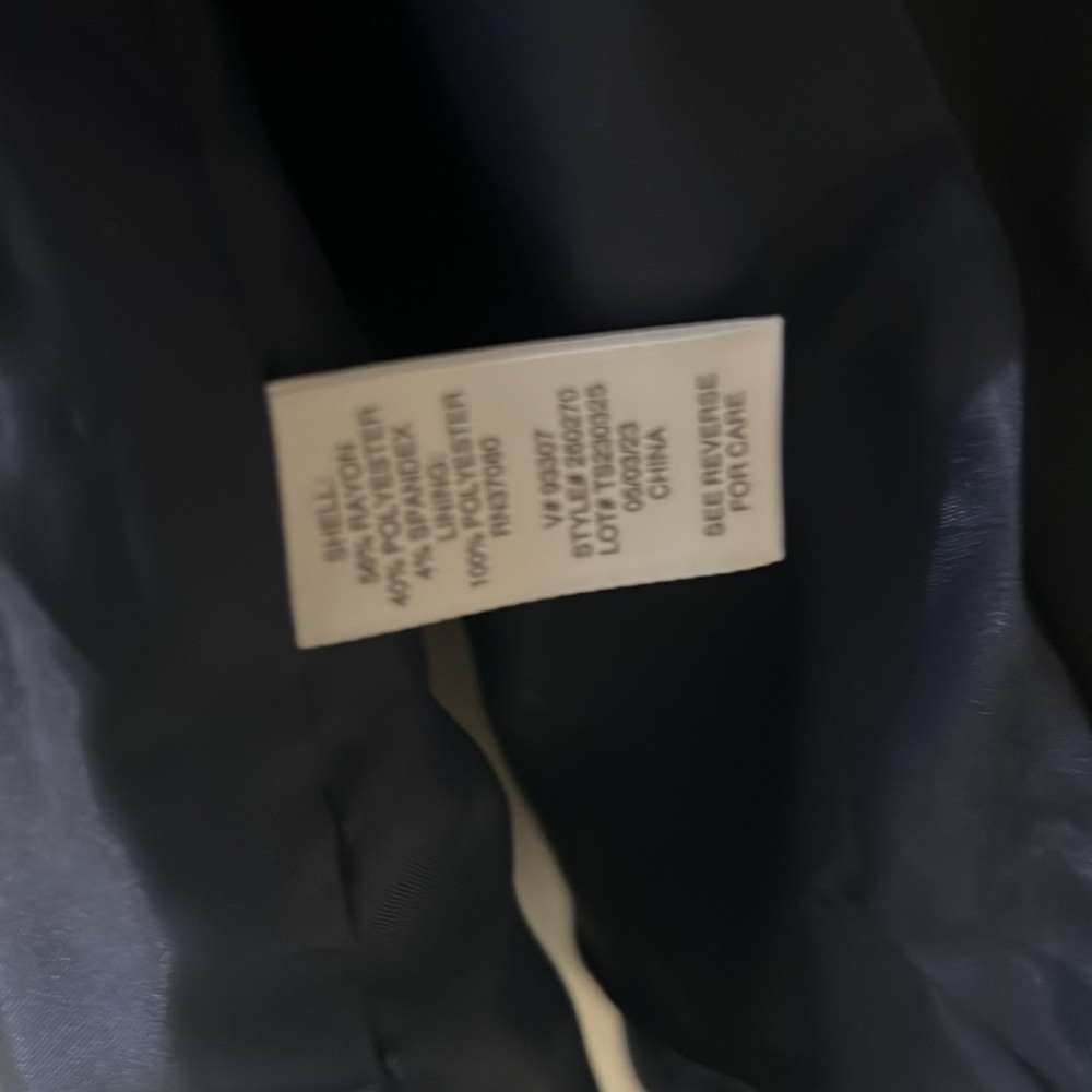 Women's size XL (18) Blue Dress Jacket - Picture 10 of 13
